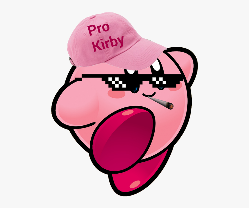 one Punched A Fusion Of Slenderman, Weegee, Goko, - Kirby Nintendo Art, HD Png Download