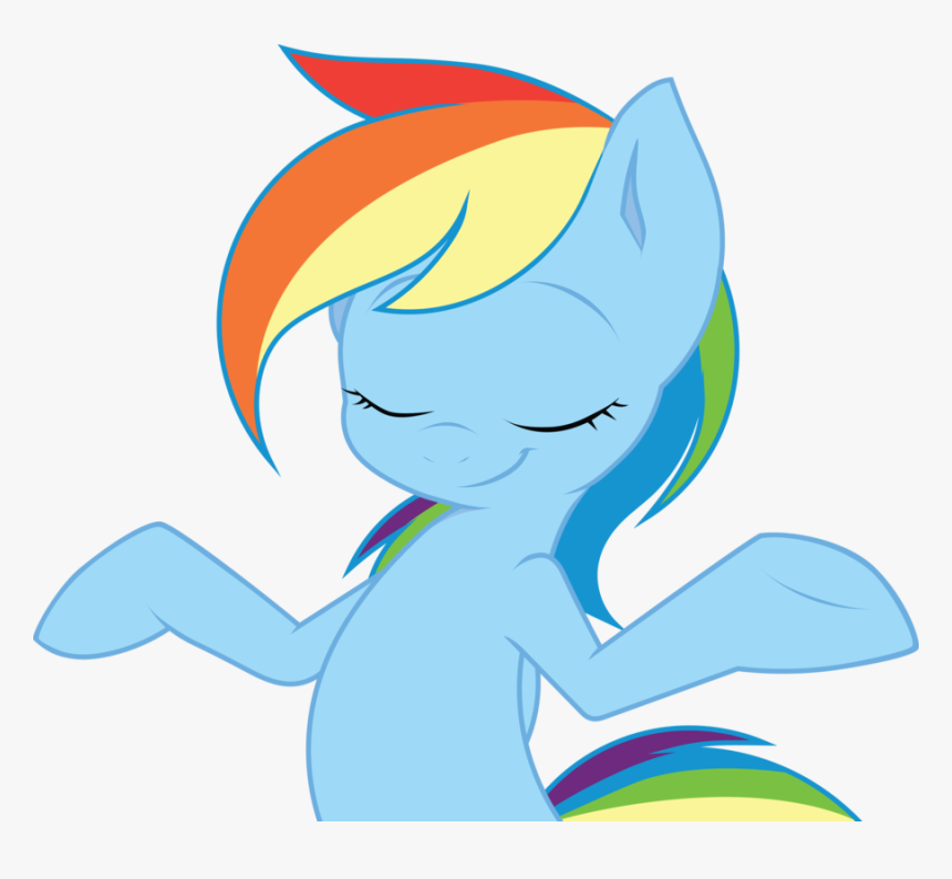 My Little Pony - Rainbow Dash I Dunno, HD Png Download