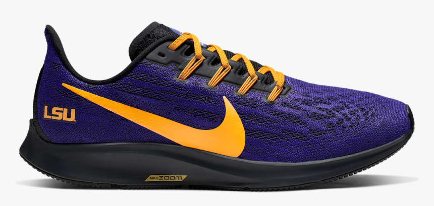 Nike Air Zoom Pegasus 36 Lsu, HD Png Download