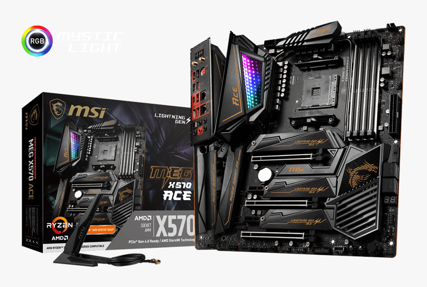 Msi Meg X570 Ace, HD Png Download