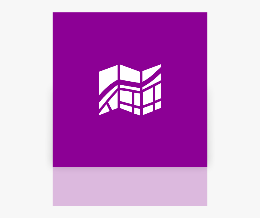 Window, Mirror, Map Icon - App Mapas Windows 8, HD Png Download