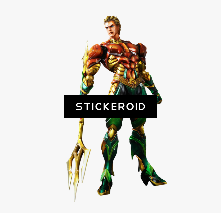 Aquaman Action Figure Variant Play Arts Kai Dc Square - Action Figure, HD Png Download