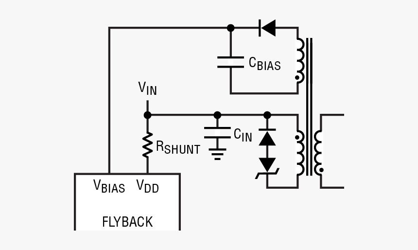 Flyback 3rd Winding Circuitry - Lm317 Voltage Regulator Negatif, HD Png Download