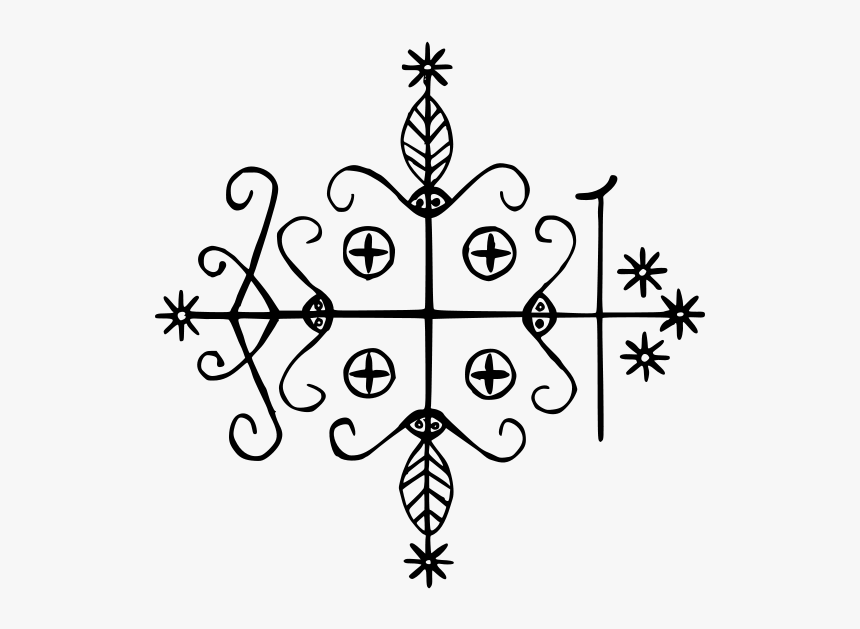 Real Voodoo Spells - Papa Legba Veve, HD Png Download