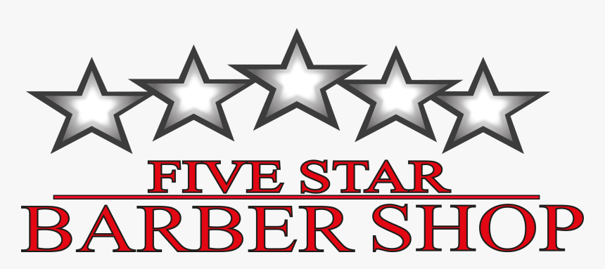 Five Star Barbershop Logo, HD Png Download