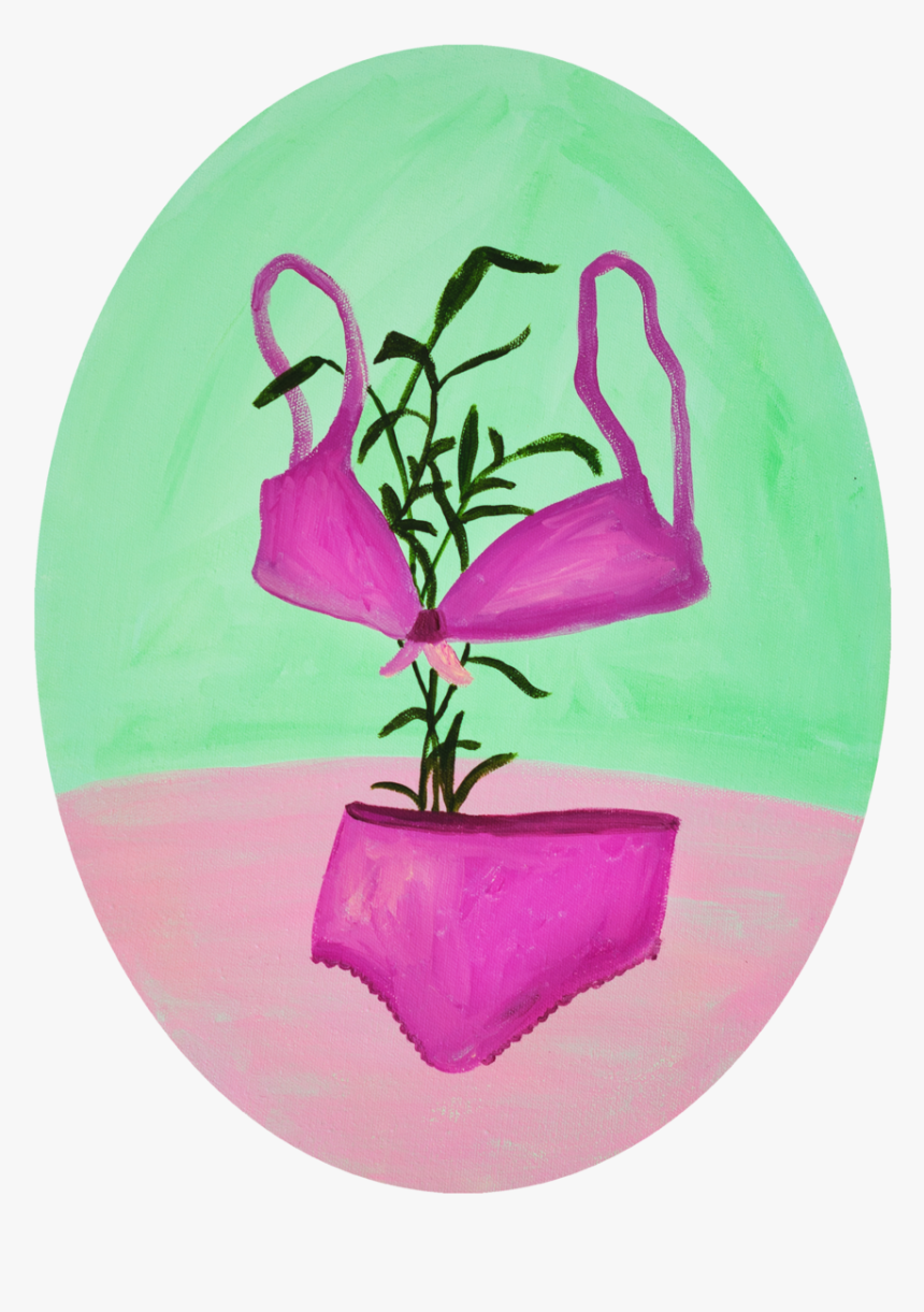 Nani Puspasari Painting Wild Grass , Png Download - Flowerpot, Transparent Png