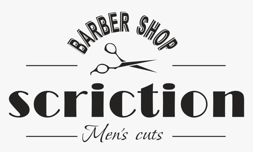Scriction Barber Shop - Calligraphy, HD Png Download