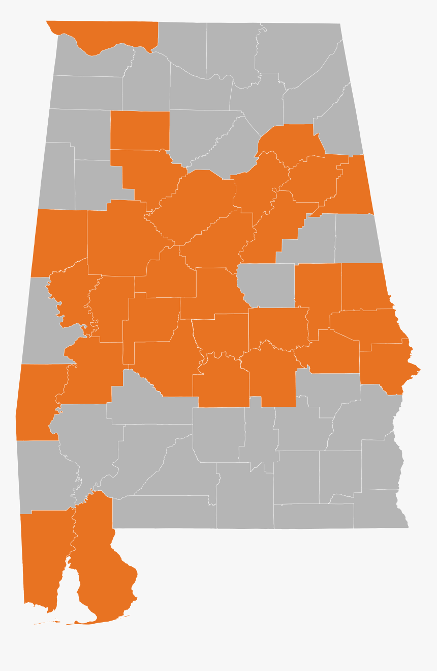 Topography Of Alabama, HD Png Download