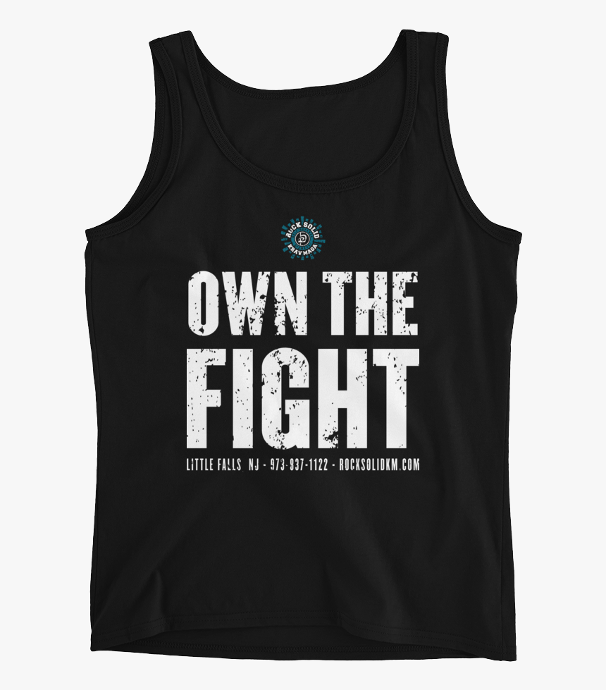 Own The Fight Back Ariane Lipksi Front Black T Shirt - Sleeveless Shirt, HD Png Download