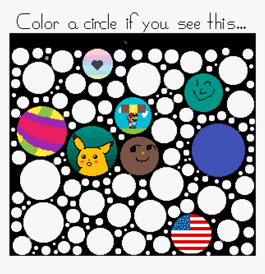 I Did The American Flag At The Bottom - Circle, HD Png Download