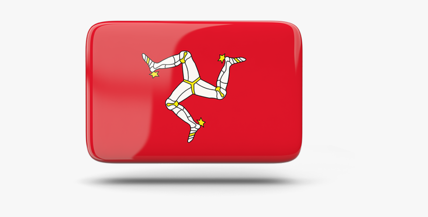 Rectangular Icon With Shadow - Ellan Vannin, HD Png Download