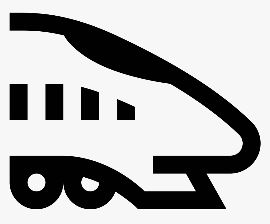 High Speed Train Icon, HD Png Download