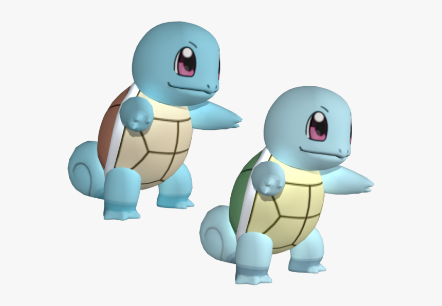 Pokemon Squirtle 3d Model, HD Png Download
