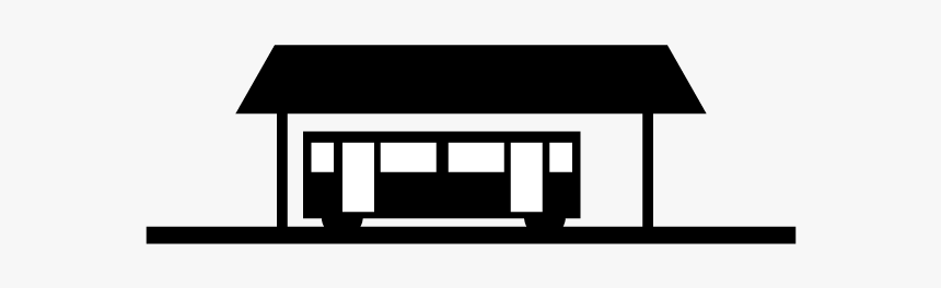 ローカル 線 駅 イラスト, HD Png Download