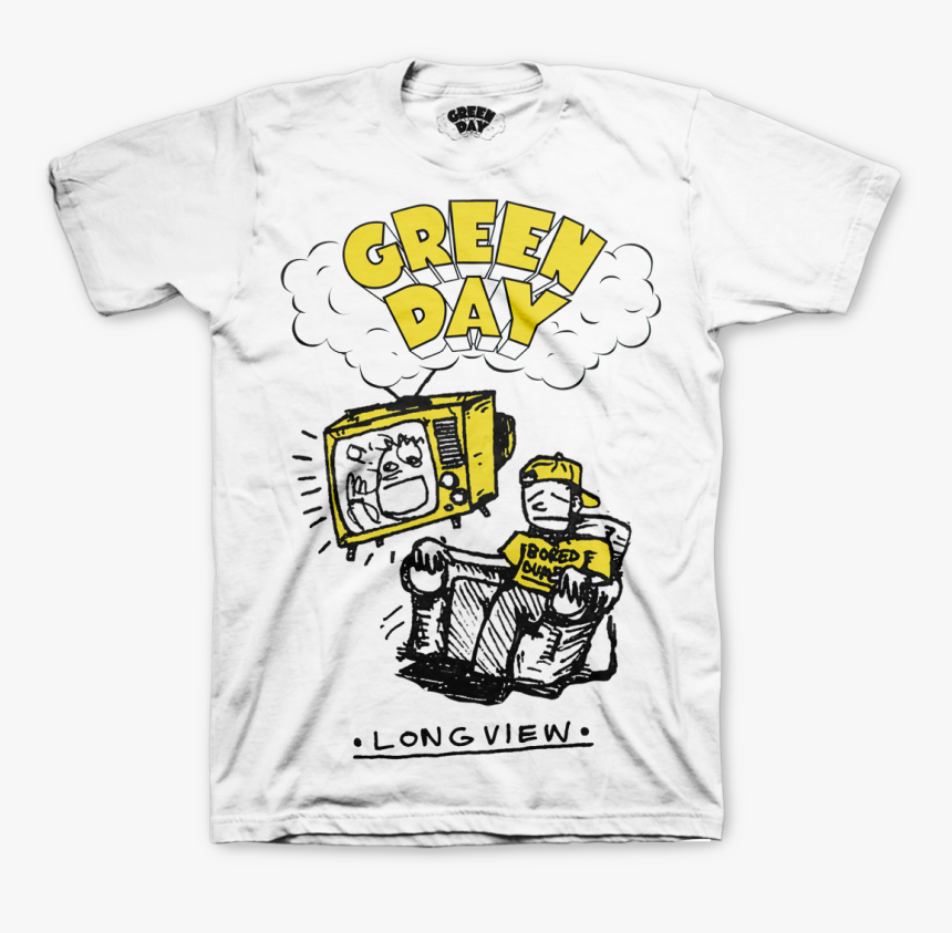 Longview T-shirt Green Day Store Green Day Shirt, Green - Amyl And The Sniffers Tshirt, HD Png Download