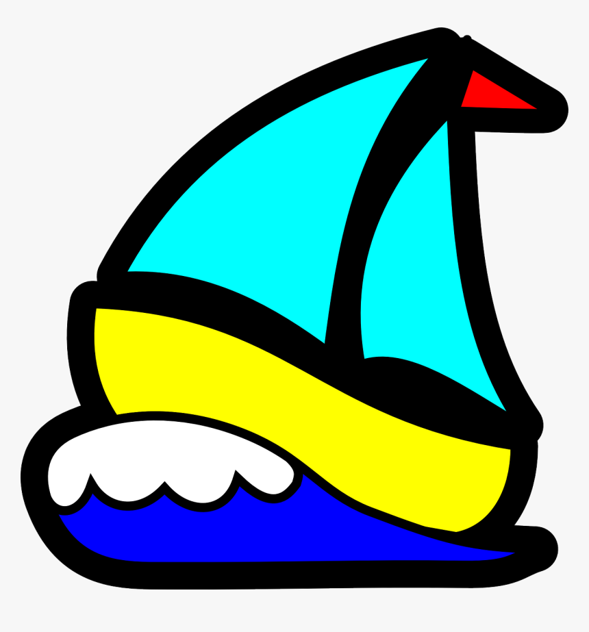 Sail Boat Clip Art, HD Png Download