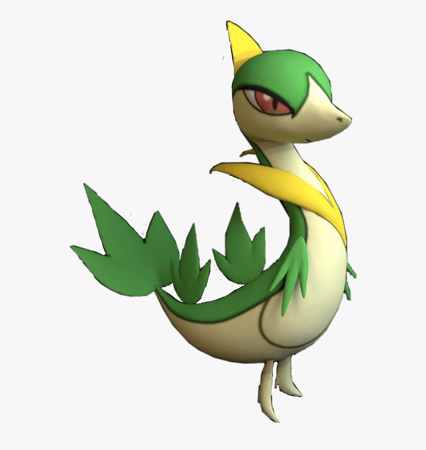 #pokemon #3d #servine #freetoedit - Cartoon, HD Png Download