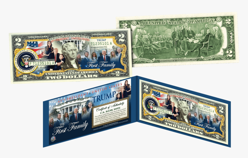 Apollo 11 2 Dollar Bill, HD Png Download