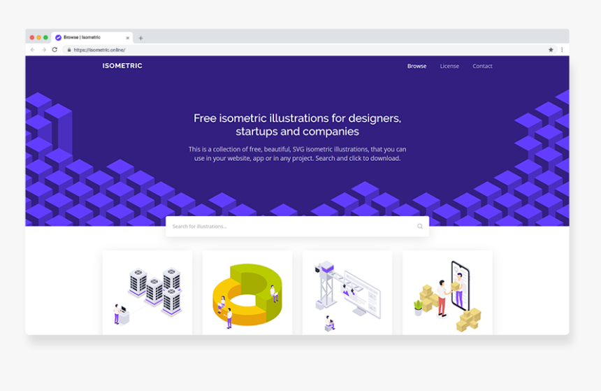 Isometric Illustrations Free, HD Png Download