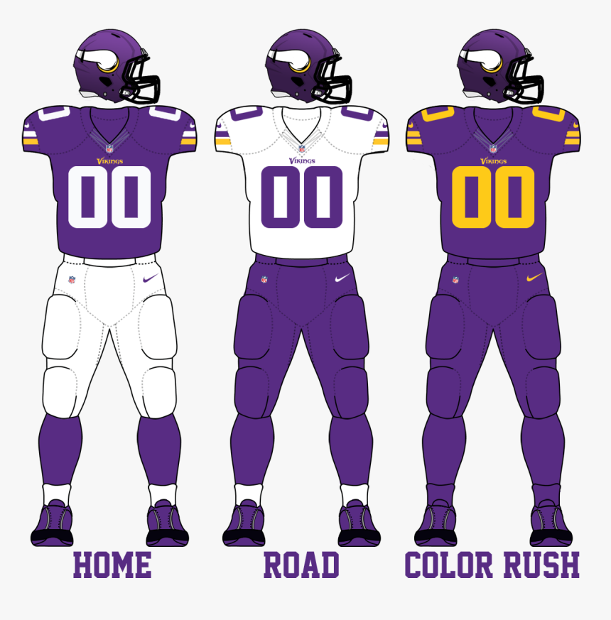 Minnesota Vikings 2016 Uniforms - Minnesota Vikings Uniforms 2017, HD Png Download