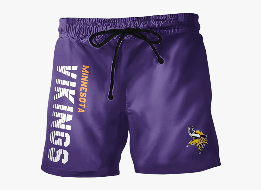 Minnesota Vikings Branded Men And Women S - Board Short, HD Png Download