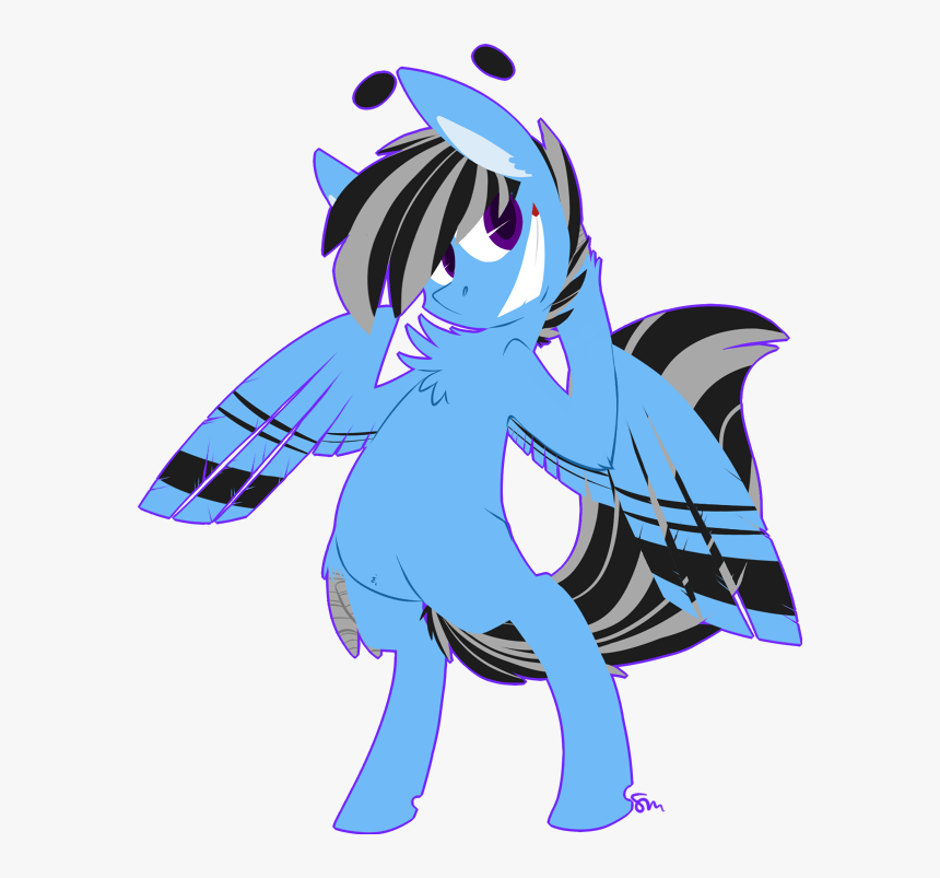 Dr-idiot, Grin, Hippogriff, Oc, Oc Only, Oc - Cartoon, HD Png Download