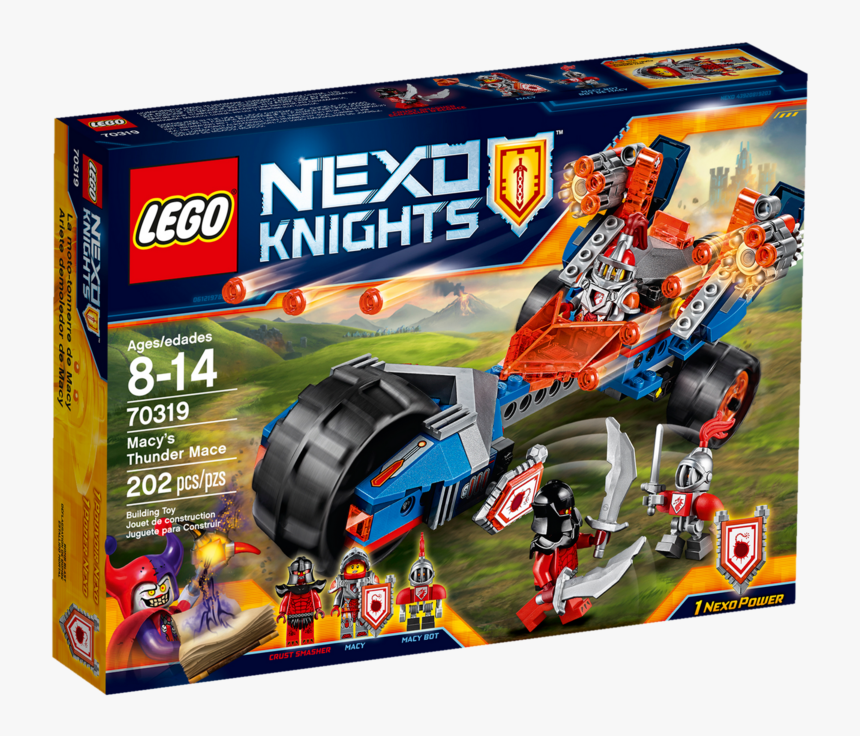 Lego Nexo Knights Macy Thunder Mace, HD Png Download