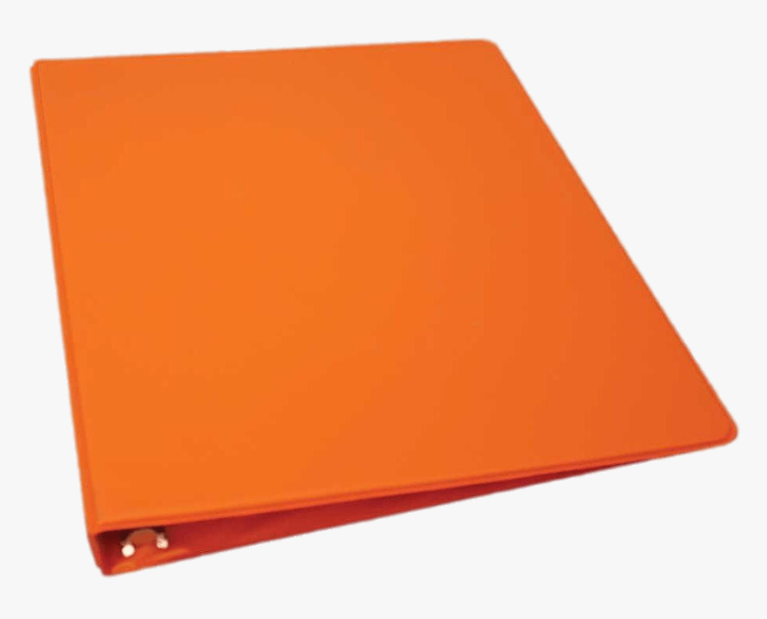 Orange Binder Flat - Orange Binder, HD Png Download