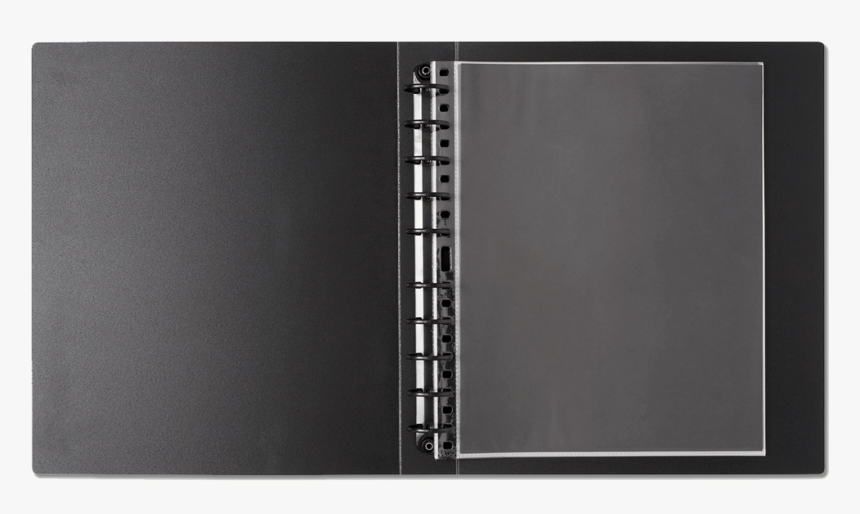 Black Ring Binder Open, HD Png Download