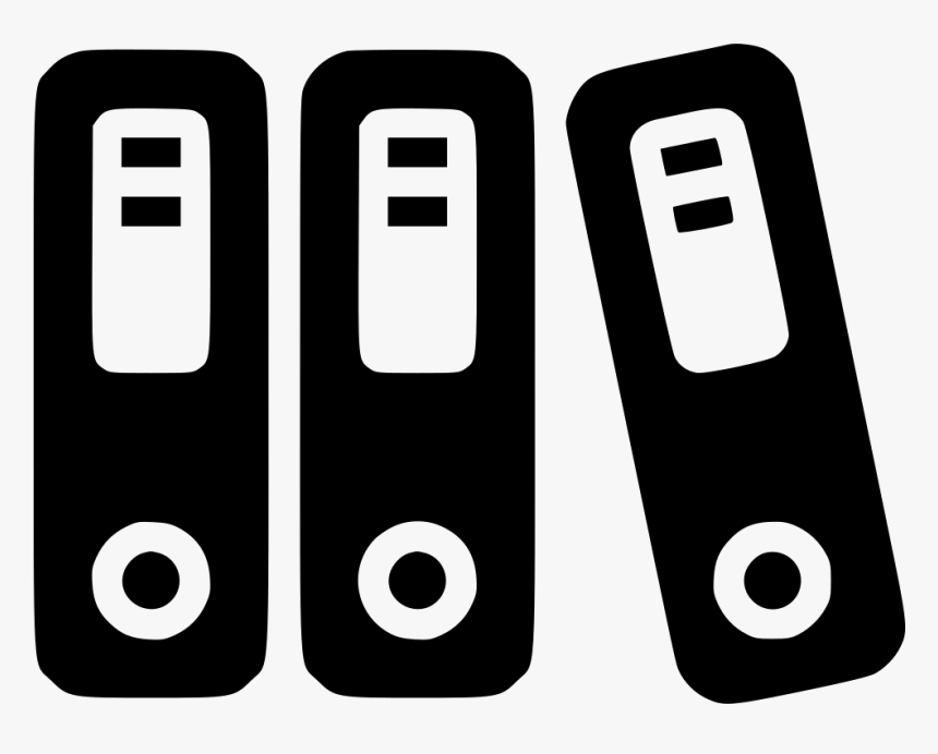 Ring Binders Comments - Ring Binder Clipart Black And White, HD Png Download