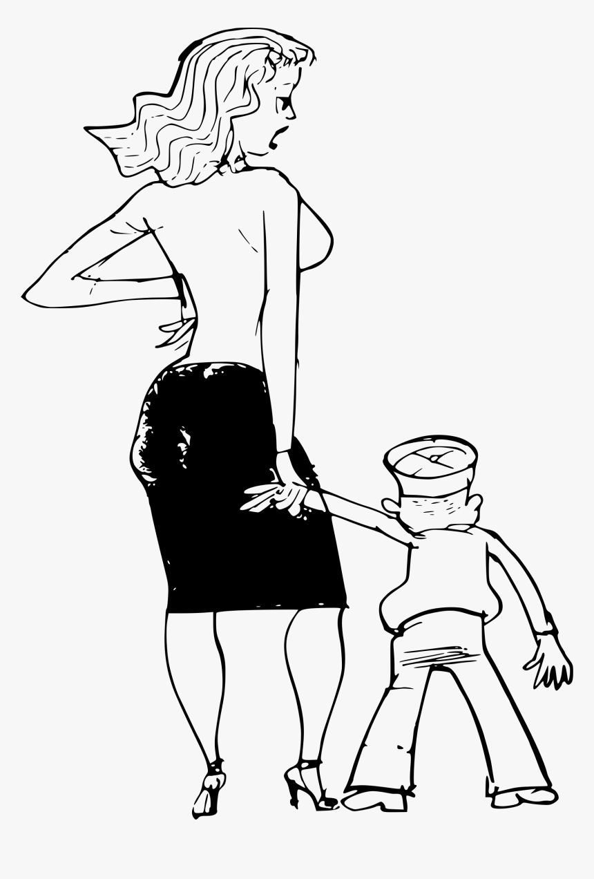 Mother And Kid Clip Arts - Vuelta Al Cole No Quiero, HD Png Download