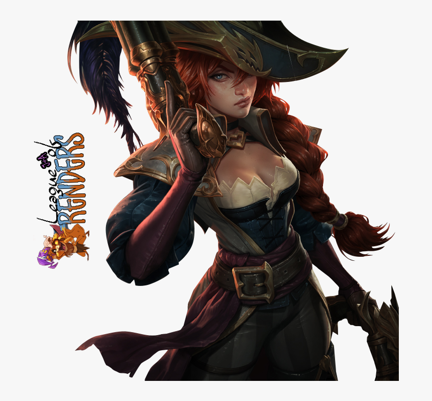 Miss Fortune Renders , Png Download - League Of Legends Miss Fortune Png, Transparent Png