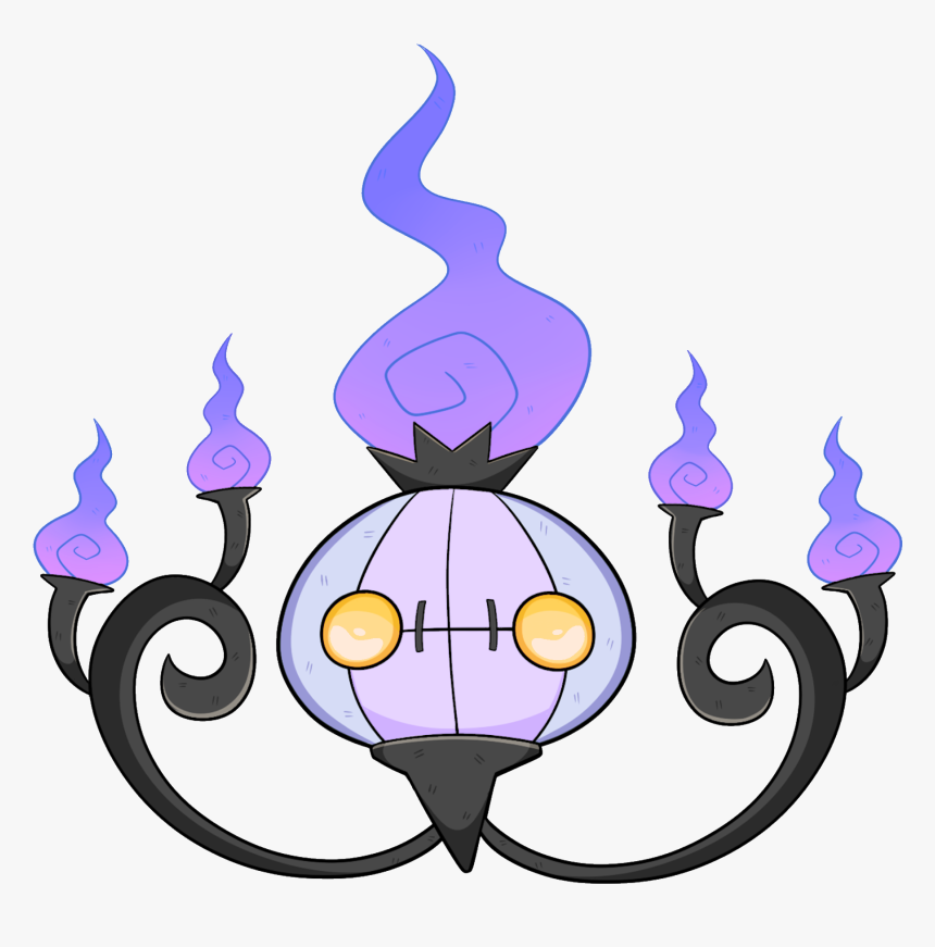 Chandelure Fanart, HD Png Download