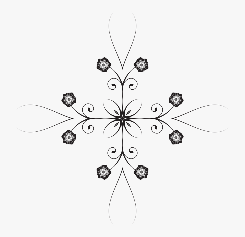 Line Art,decor,leaf - Line Art, HD Png Download