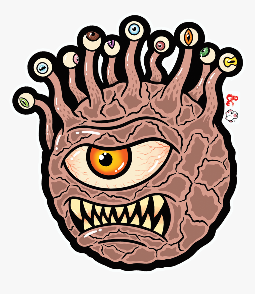 Ascq X D&d Ritchie Beholder Sticker, HD Png Download