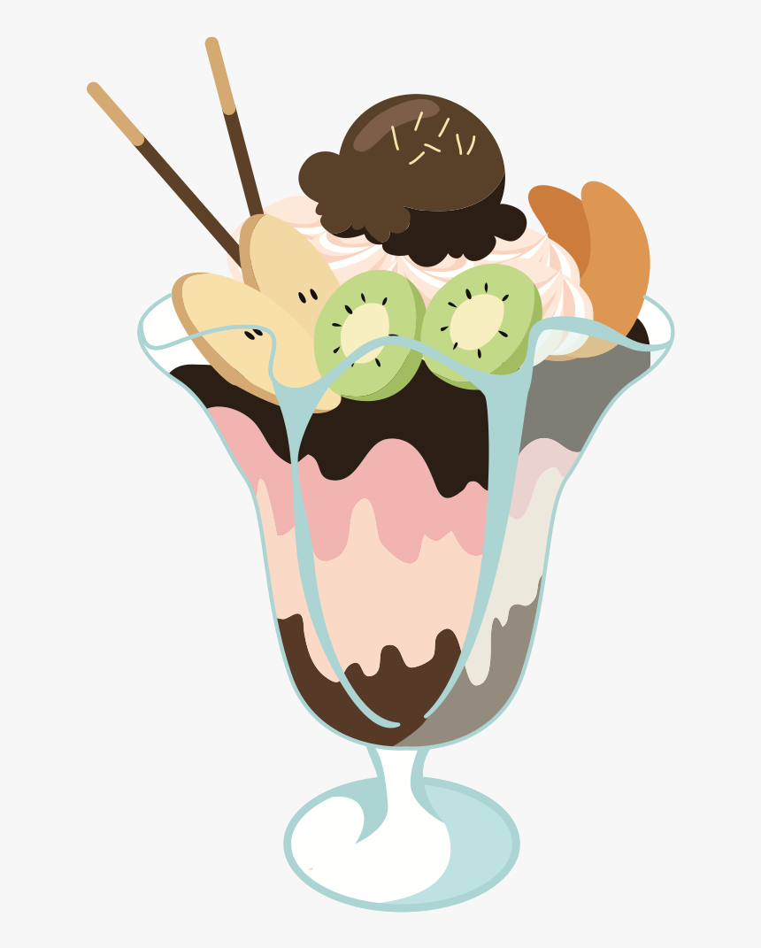 Pudding À La Mode, HD Png Download