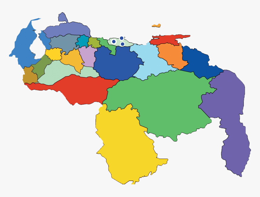 Mapa De Venezuela, HD Png Download
