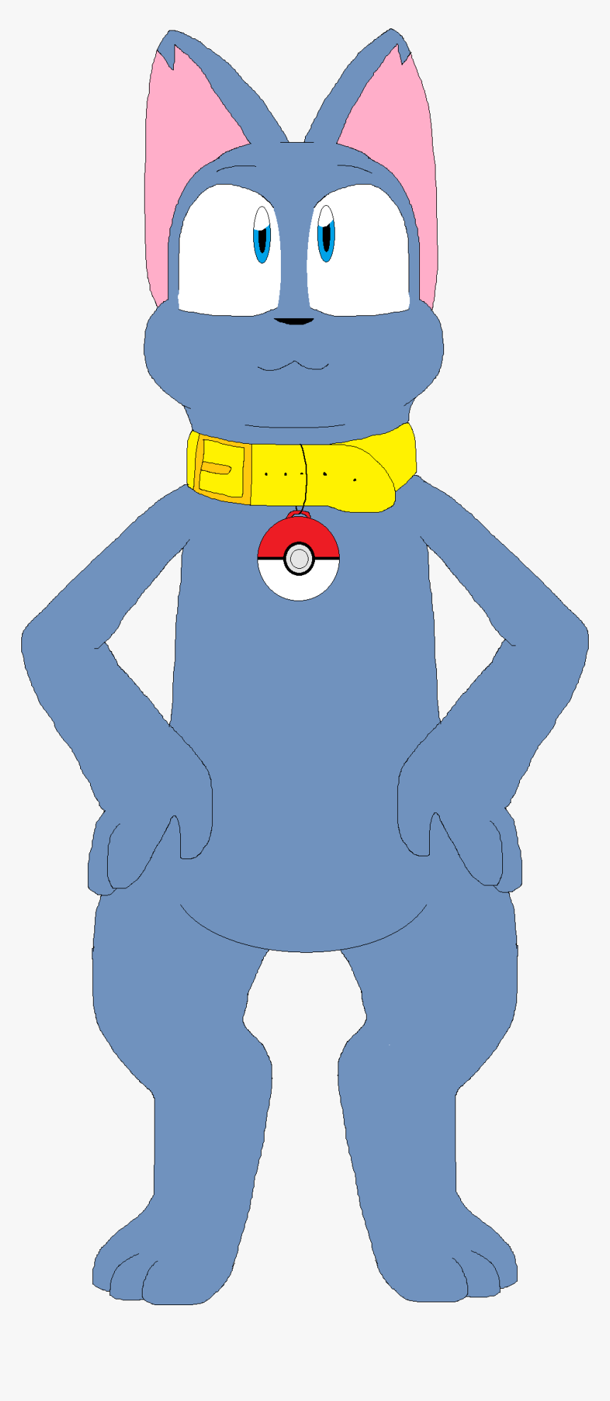 Riolu Blue Cat Me As A Riolu Clipart , Png Download, Transparent Png