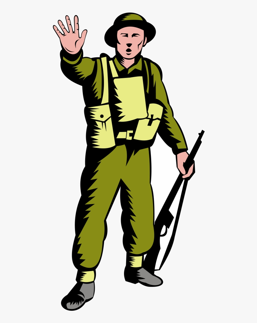 Soldier Hd Janitor Clipart Male World War Two Transparent, HD Png Download