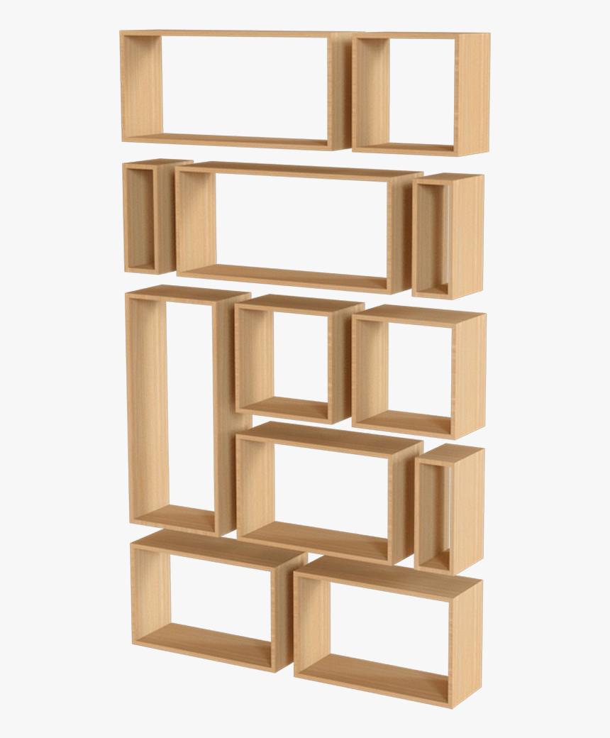Palette Wood Wall Shelf 103d View 
 Class Mw 100 Mh, HD Png Download