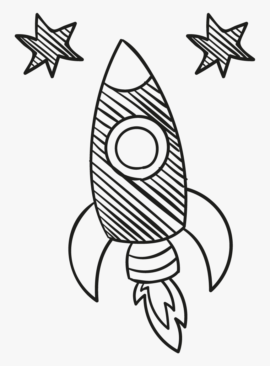 Clip Art Transparent Black And White Hand Drawn Elements, HD Png Download