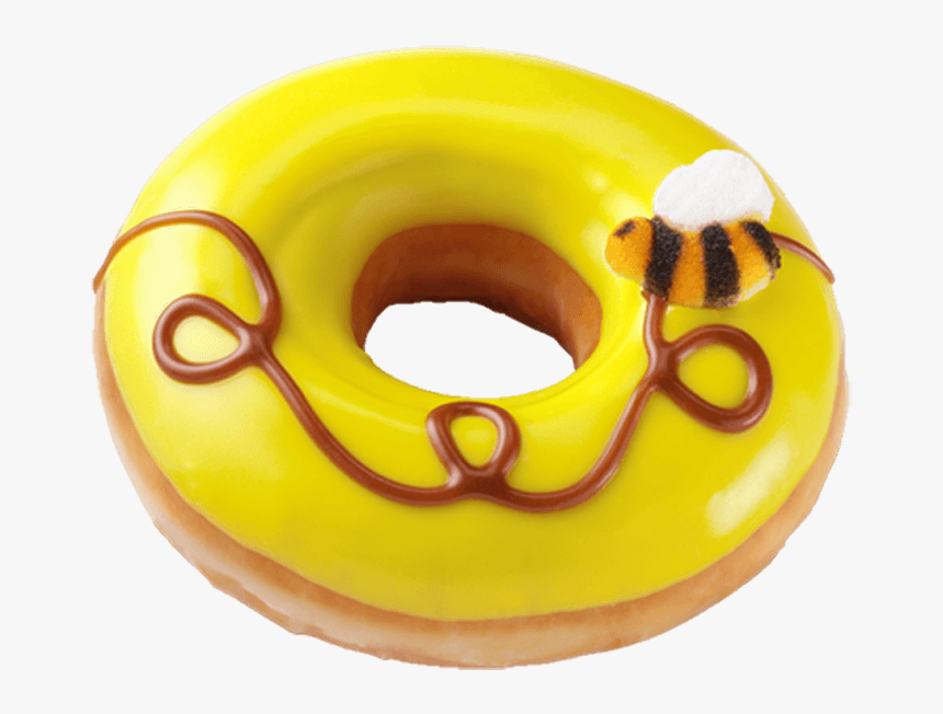 Honey Bee Doughnut @ Krispy Kreme For A Limited Time, HD Png Download