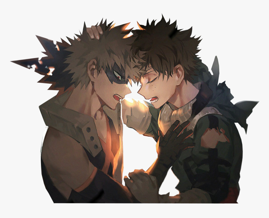 Наклейка Katsuki Bakugou X Izuku Midoriya » Boku No, HD Png Download