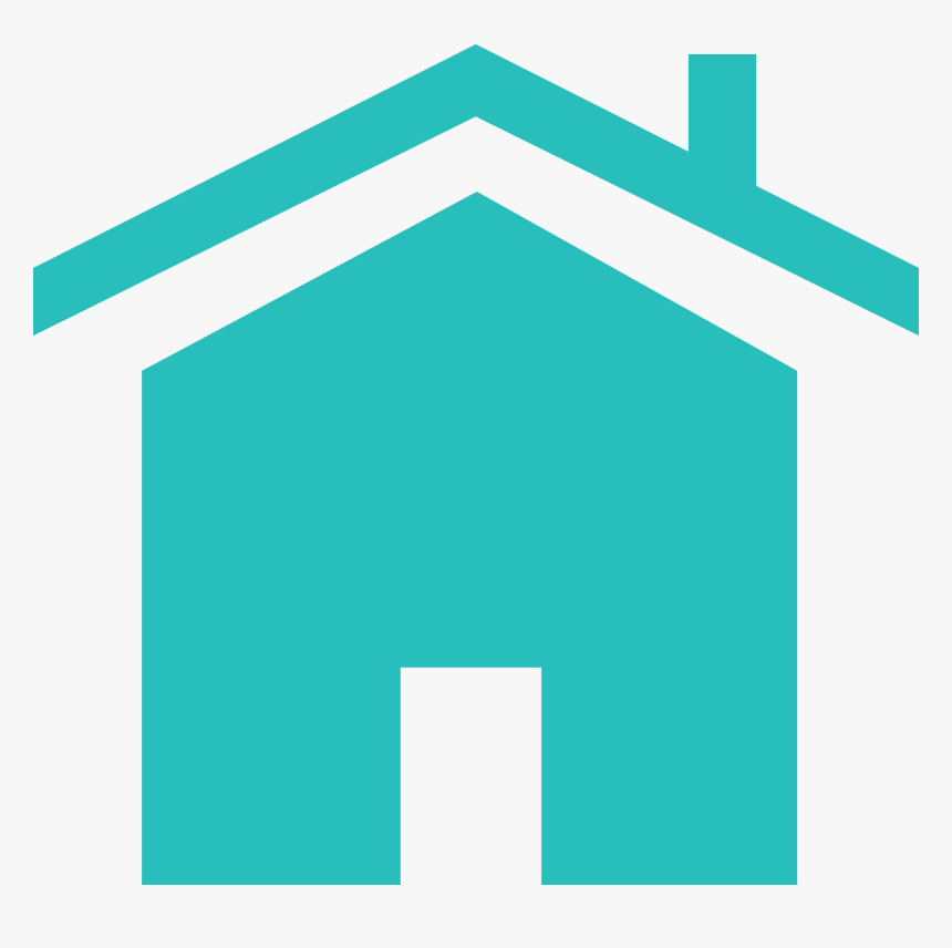 Teal House Icon Png , Png Download, Transparent Png