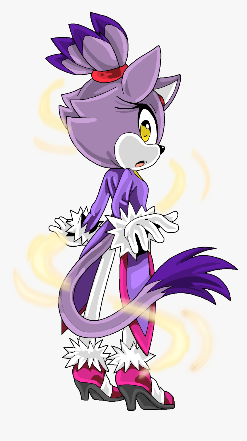 Blaze The Cat By Shyamiq, HD Png Download