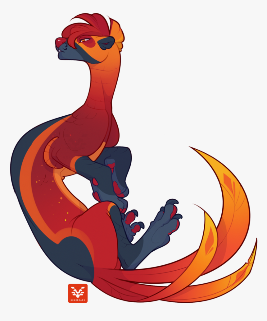 008 Yin Red Fire Rooster Auction Closed By Sindonic, HD Png Download