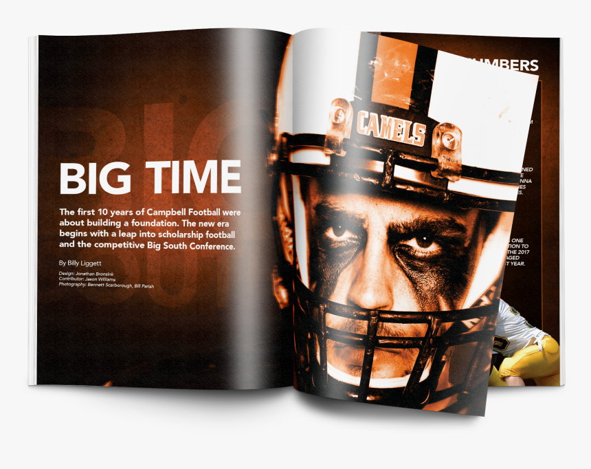 Football Magazine Mockup Spread1, HD Png Download