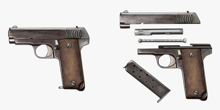 Pistolet Automatique De 7 Millim, HD Png Download