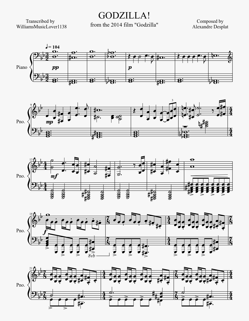 Godzilla 2014 Png, Transparent Png