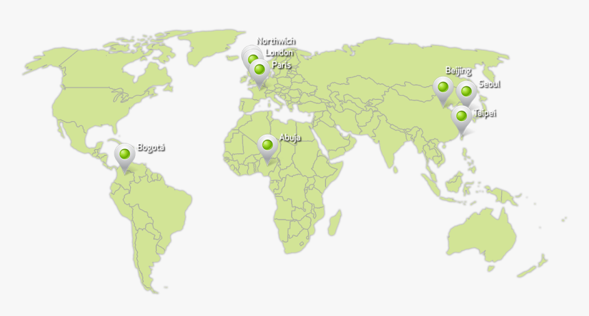 Contacts Inview Technology Ltd Png Blank World Map, Transparent Png
